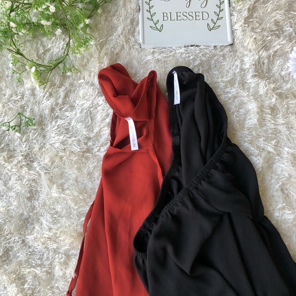 TWO PEASANT SIZE MEDIUM BLOUSES 100%polyester - Picture 7 of 8